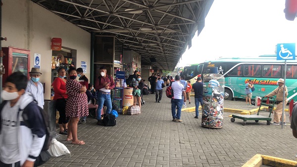 Gran afluencia en la Terminal Terrestre de Quevedo; se acerca fin de año