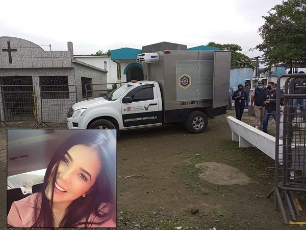 El cuerpo de la modelo Naomi Arcentales fue exhumado del cementerio de Pedernales