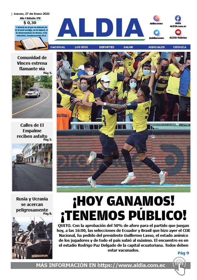 Edición 27 de enero, ¡Hoy ganamos! ¡Tenemos público! ALDIA Noticias