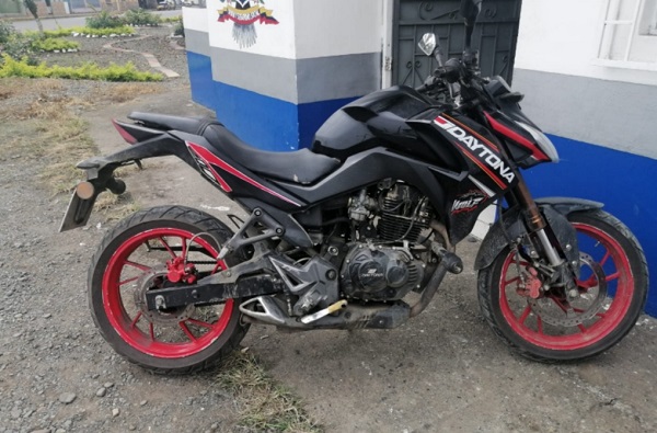 Moto robada es recuperada por la Policía de Quevedo en el mismo día