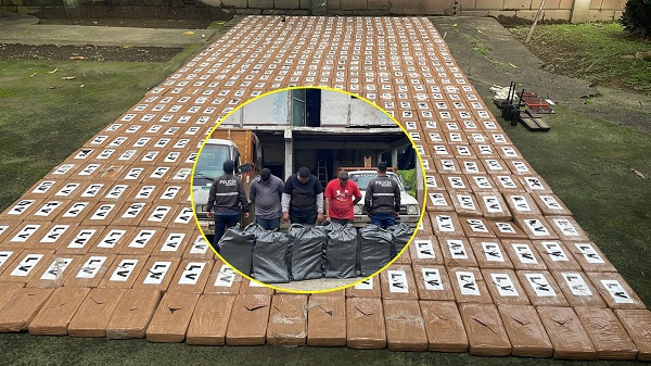 Ventanas: Seiscientos paquetes de cocaína decomisa la Policía en un camión