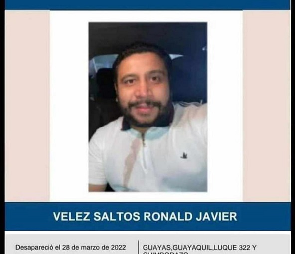Guayaquileño llevaba tres días desaparecido y lo encontraron muerto en el río Vinces