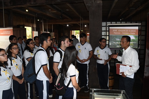 La casa de la cultura en Babahoyo recuerda el natalicio de José Joaquín de Olmedo