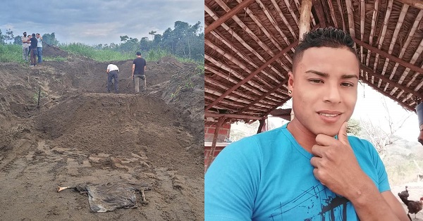 Buena Fe: Aparecen restos de joven desaparecido, mientras máquina removía arena