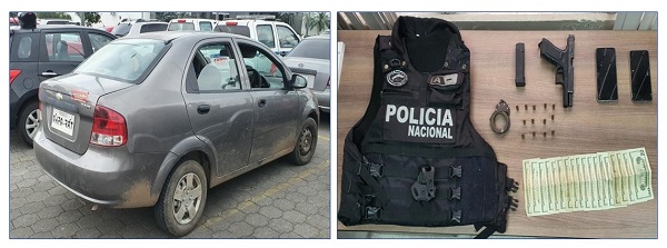 Detienen a un Policía por el presunto delito de extorsión en Babahoyo