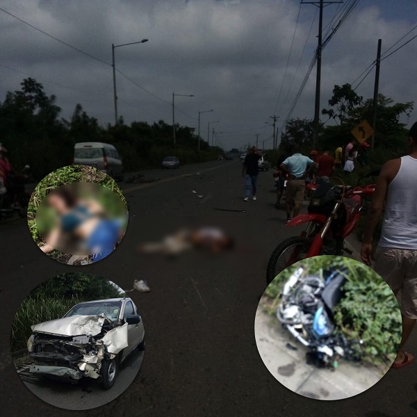 Tragedia en la vía a Valencia, joven motorizado murió mientras que su acompañante está grave