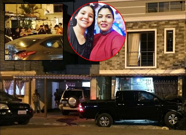Asesinan a balas a la esposa e hija de 13 años de un Policía en Guayaquil
