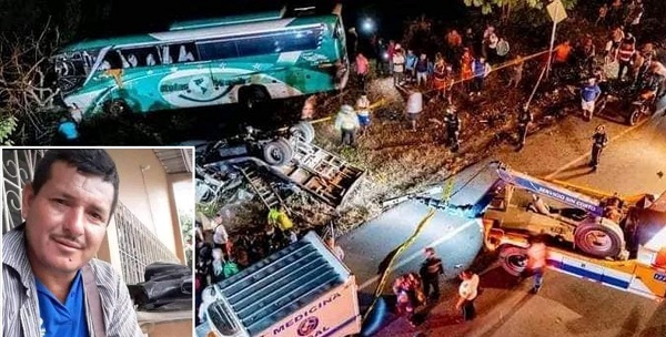 30 personas heridas y un fallecido en fuerte accidente de tránsito