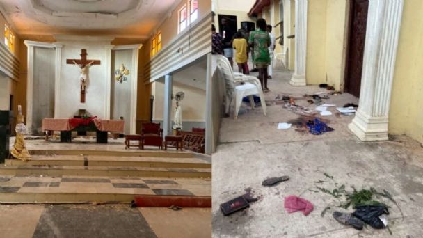 Masacre en iglesia católica de Nigeria, incluido niños y sacerdote secuestrado