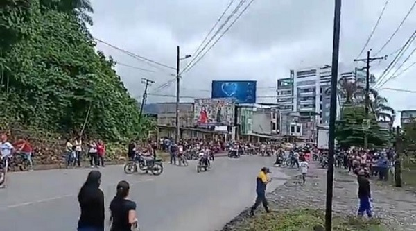 Manifestantes cierran vías en La Maná, autoridades de Los Ríos están en alerta