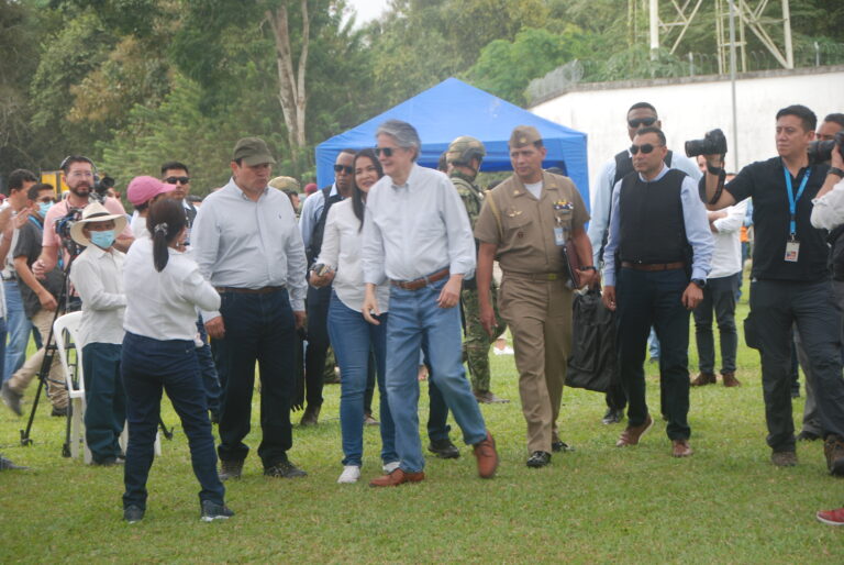 Presidente del Ecuador Guillermo Lasso recorre Quevedo