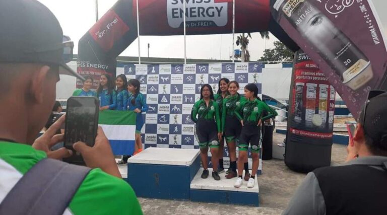 El ciclismo femenino de Los Ríos se sube al podio nacional de los juegos prejuveniles Manabí 2022