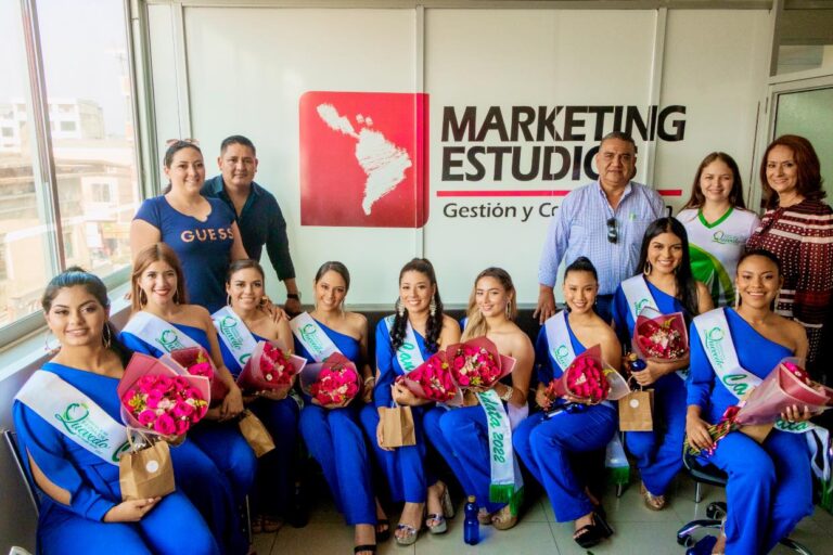 Marketing Estudios se engalana con las bellas candidatas a Reina de Quevedo