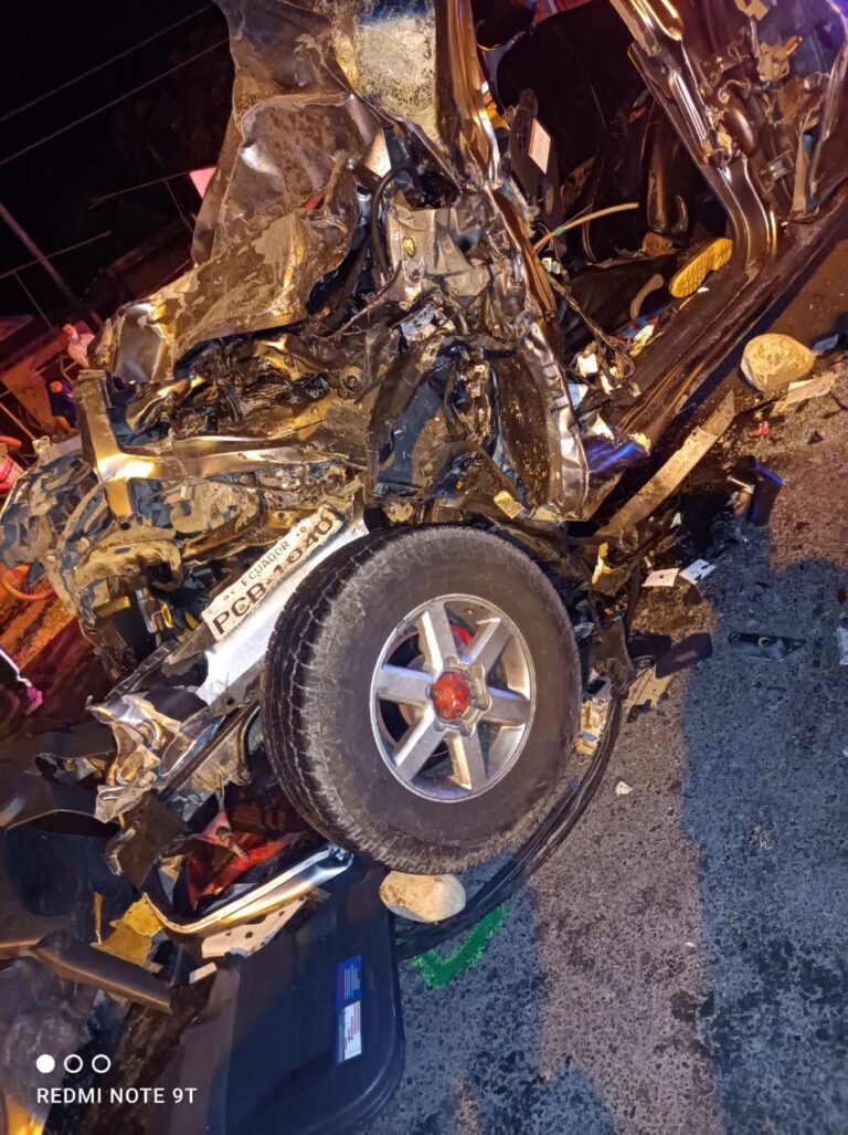 Un muerto y un herido en accidente de tránsito en Babahoyo