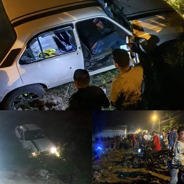 Dos hombres fueron baleados dentro de un carro en el ingreso a Urdaneta