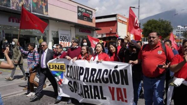 UNE anuncia nueva jornada de movilización en Ecuador