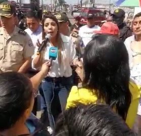 Connie Jiménez, gobernadora de Los Ríos, dice que también la llaman para amenazas y extorsión