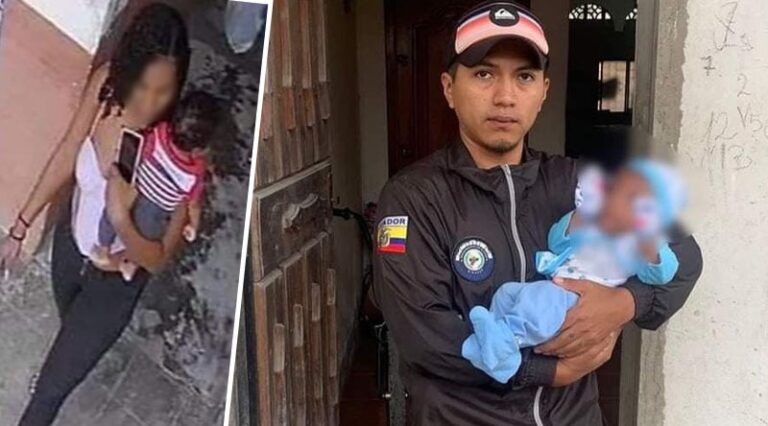 Lian, el bebé de 3 meses que fue secuestrado en Esmeraldas fue rescatado y entregado a su madre
