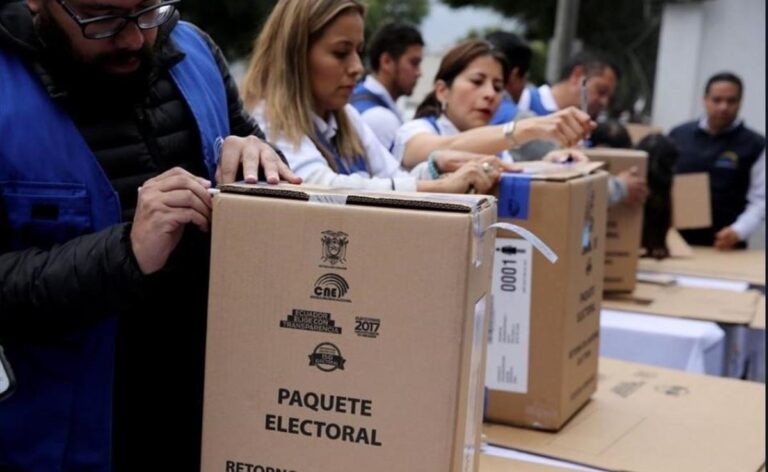 En Ecuador, más de 279 mil personas conformarán las juntas receptoras del voto para las elecciones del 2023