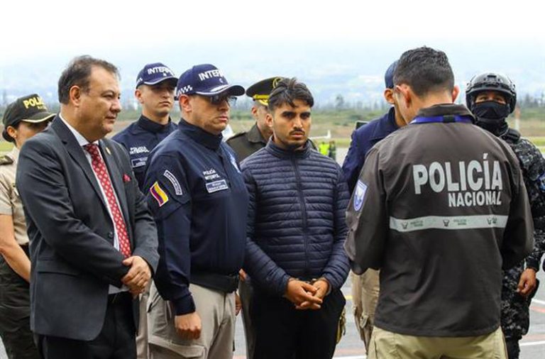 Germán Cáceres fue trasladado a Quito para cumplir con diligencias