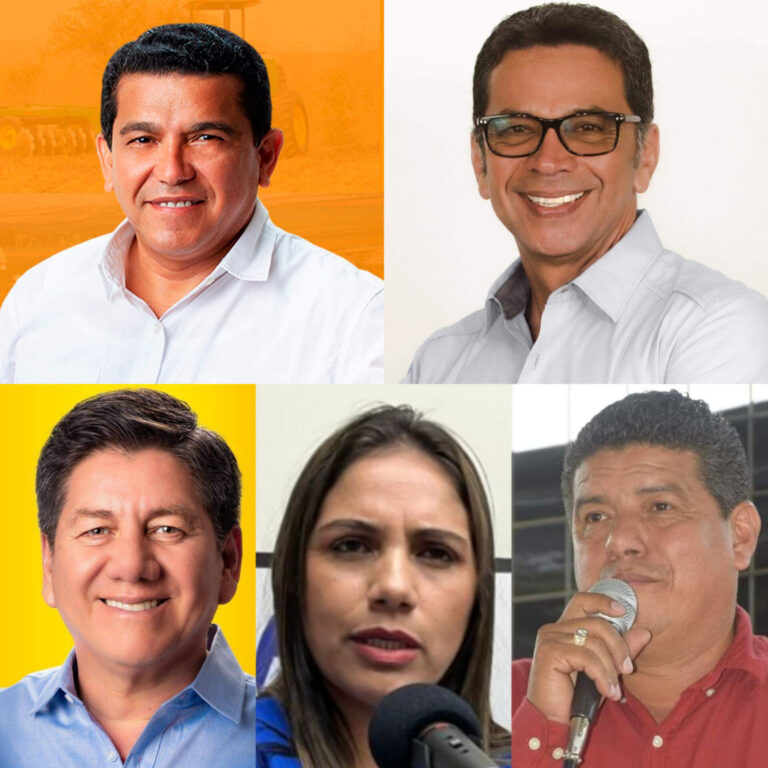 Cinco candidatos buscan llegar a la Prefectura de Los Ríos 