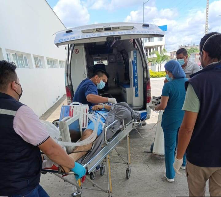 Un policía resultó herido durante una persecución, el agente fue trasladado a Guayaquil