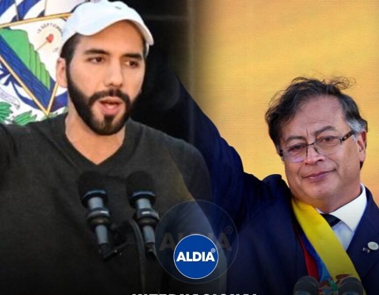 Nayib Bukele es duramente criticado por el presidente de Colombia, Gustavo Petro