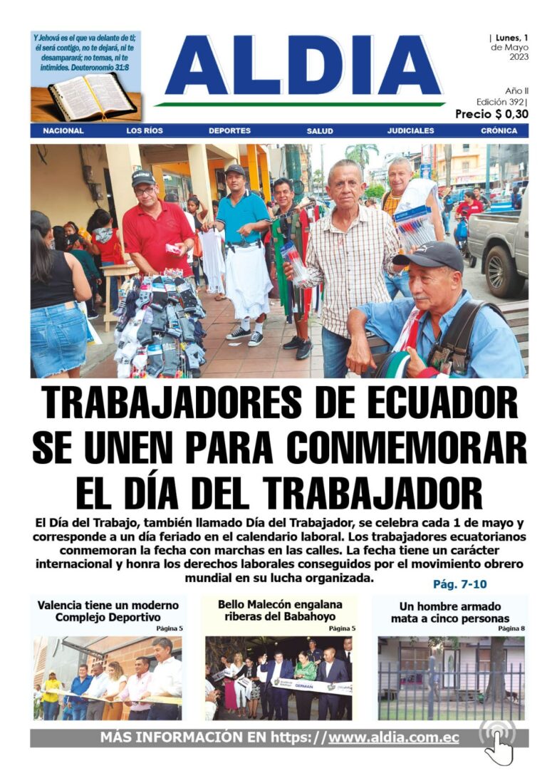Edición del 1 de mayo del 2023: Trabajadores de Ecuador conmemoran su día