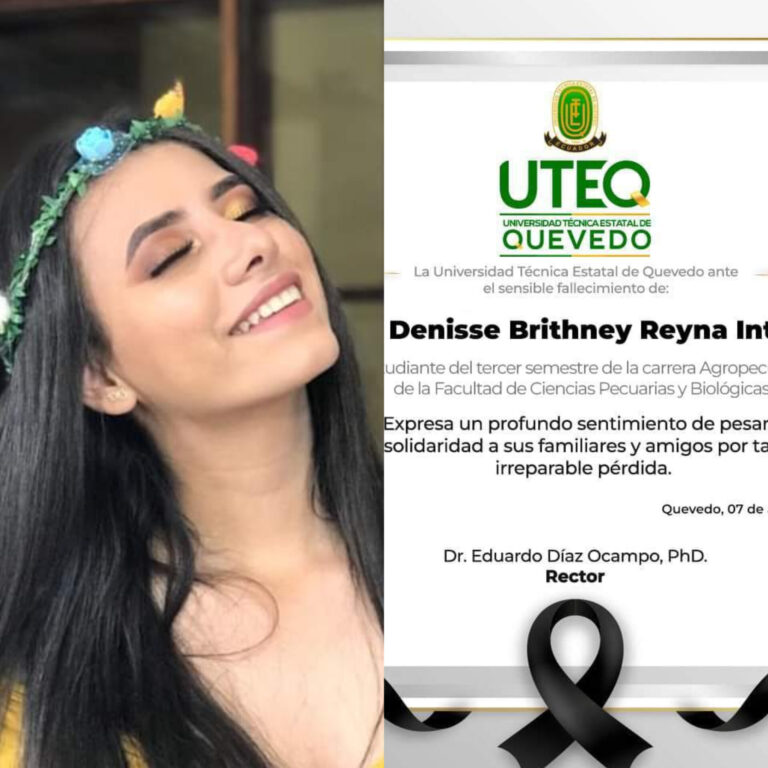 Santo Domingo: Denisse Reyna era estudiante de la UTEQ