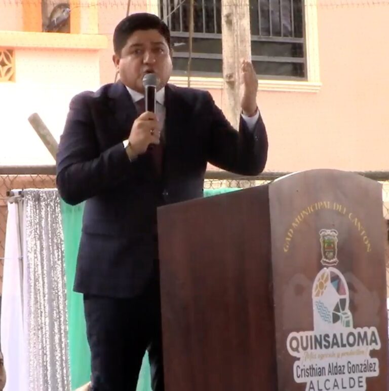 Cristhian Aldaz, alcalde de Quinsaloma: “Soy un hombre de bien, de servicio y de trabajo”