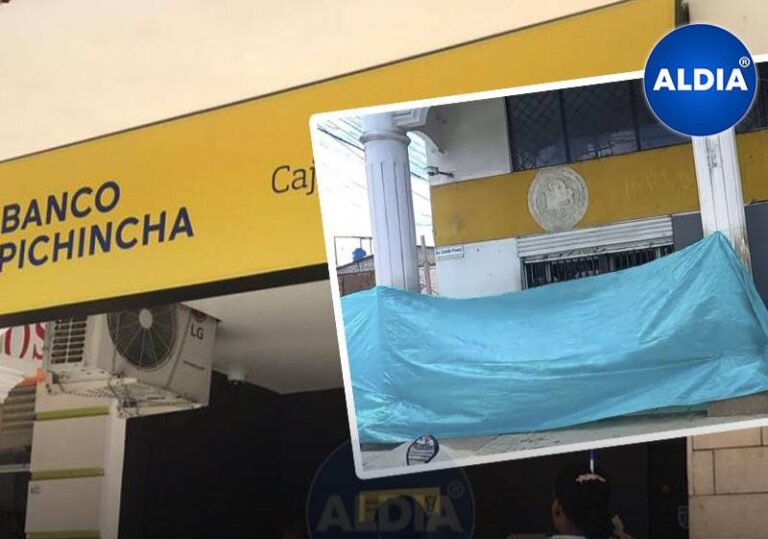 Agencia de Banco Pichincha cierra sus puertas en San Lorenzo, provincia de Esmeraldas