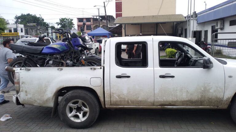 El robo de una motocicleta permitió la recuperación de otros vehículos en Los Ríos