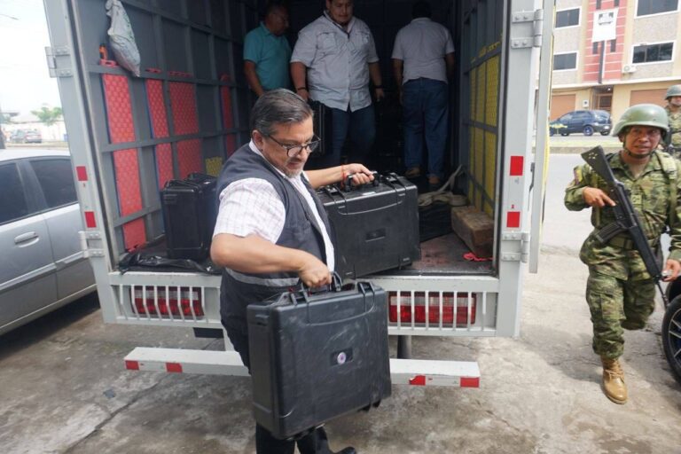 109 kits técnicos llegaron a la provincia de Los Ríos para el proceso de las elecciones anticipadas 2023