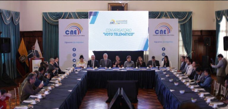CNE socializó Voto Telemático con medios de comunicación nacionales e internacionales