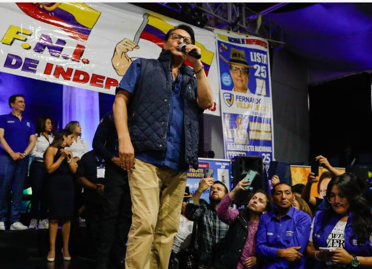 A 11 días de las elecciones en Ecuador matan al candidato presidencial Fernando Villavicencio