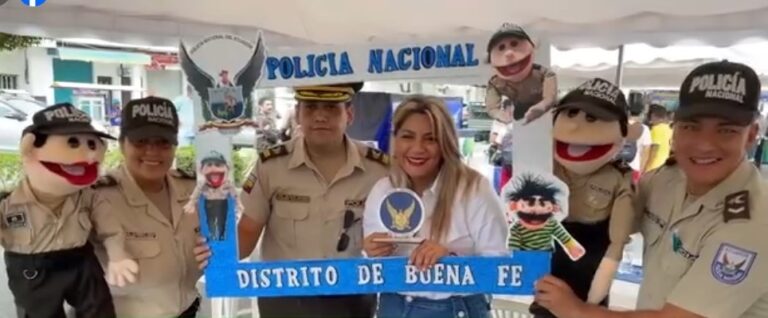 Buena Fe: Alcaldesa asistió a la Feria de Seguridad Ciudadana