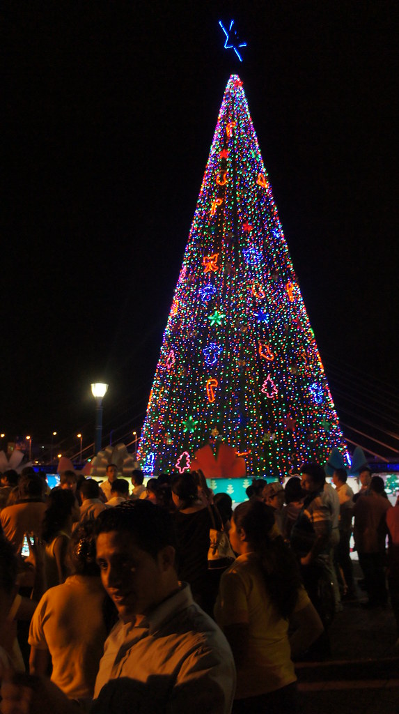 Árbol de Navidad iluminará desde el parque Central de Quevedo