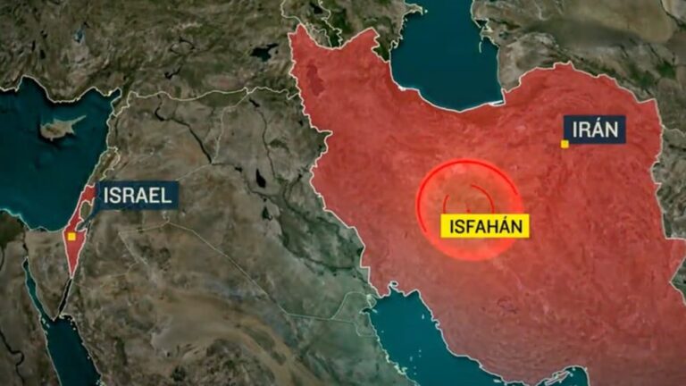 Se reportan ataque con misiles de Israel a la ciudad iraní de Isfahán