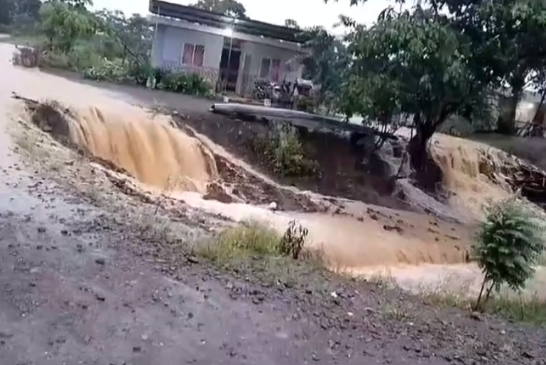 Las lluvias causaron inundaciones en Los Ríos