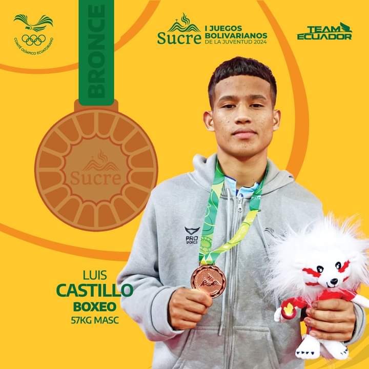 Luis David Castillo Mera conquista medalla de bronce y apunta hacia los Juegos Olímpicos de Los Ángeles 2028