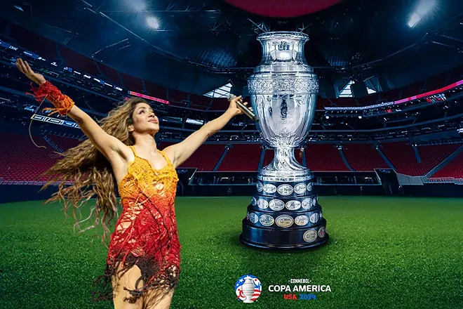 Shakira, Colombia y Argentina en la final de la Copa América 2024