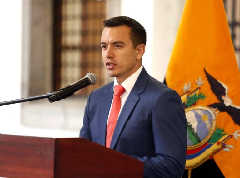 Presidente Noboa declara Estado de Excepción en nueve provincias y dos cantones, entre ellas Los Ríos