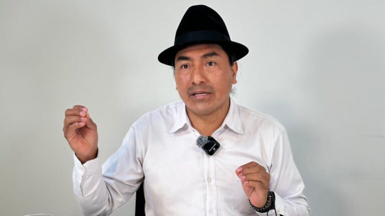 ¿Leonidas Iza evalúa respaldar a Luisa González?: ‘Por qué recurrimos bajo el recuerdo de un presidente, cuando todos, absolutamente todos, han tratado mal al movimiento indígena’